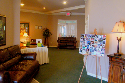 Clubhouse lobby
