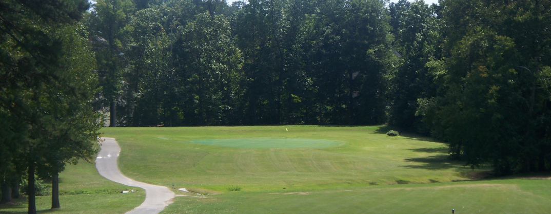 View of the golf course with fairway